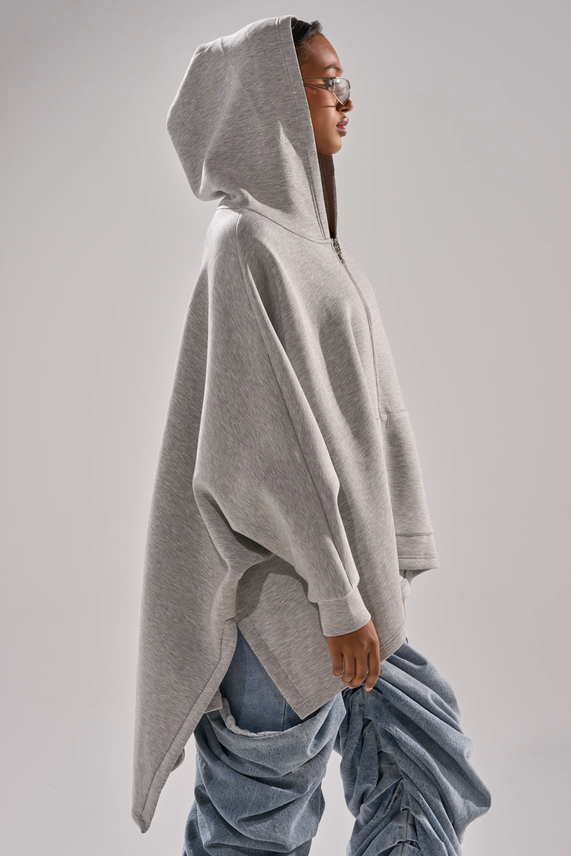 CREW LOVER OVERSIZED ZIP UP SWEATSHIRT - Image 5