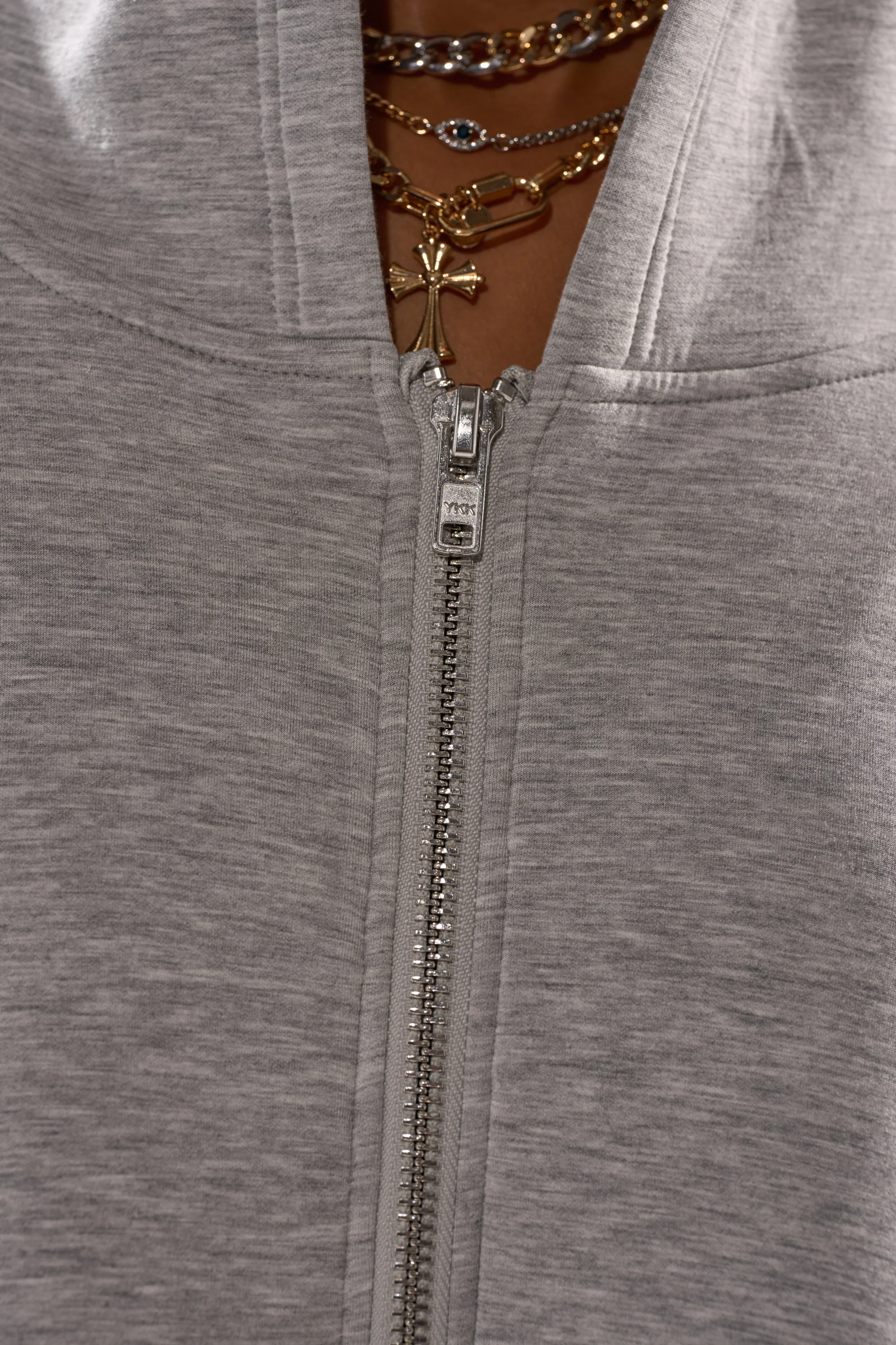 CREW LOVER OVERSIZED ZIP UP SWEATSHIRT - Image 9