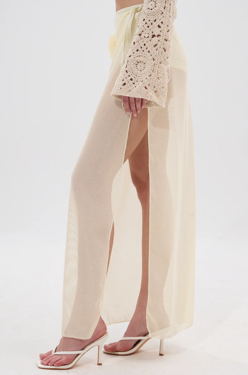 CROCHET BEAUTY COVER UP SKIRT - Image 4