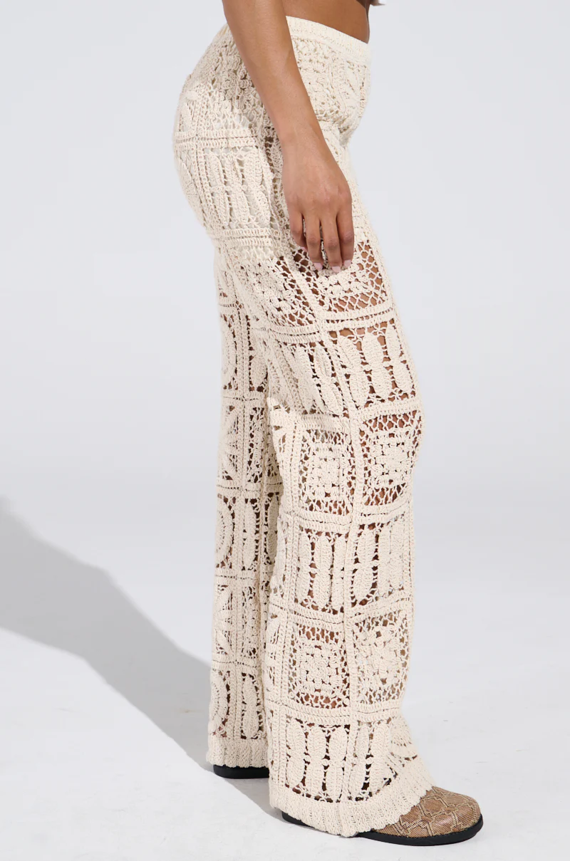 CROCHET KNIT PANT - Image 4