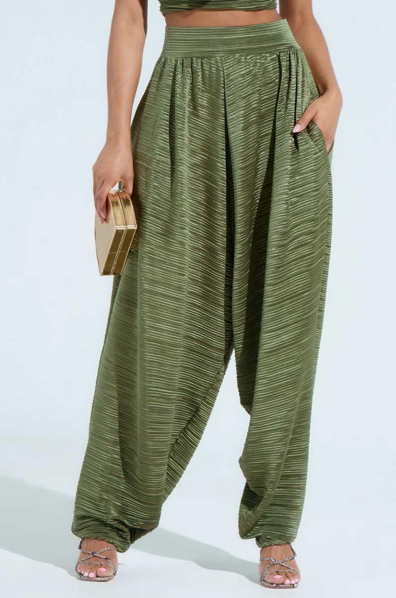 CROIX DROP CROTCH PLISSE PANT - Image 2