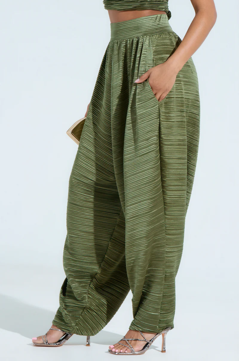 CROIX DROP CROTCH PLISSE PANT - Image 4
