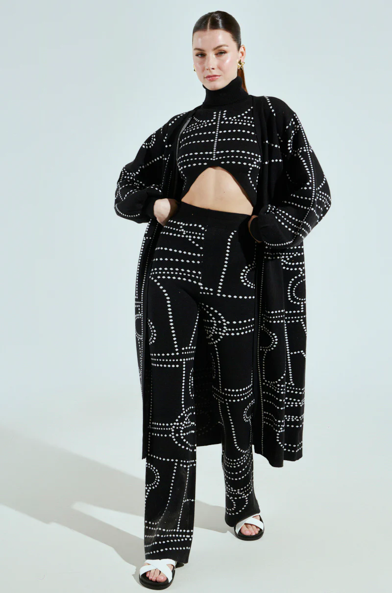 CROPPED DOTTED TURTLENECK SWEATER - Image 10