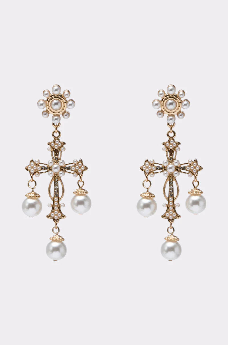 CROSS IT OUT EARRING - Image 2