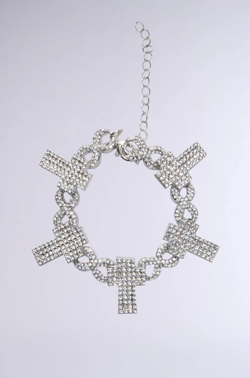 CROSS MY HEART BRACELET