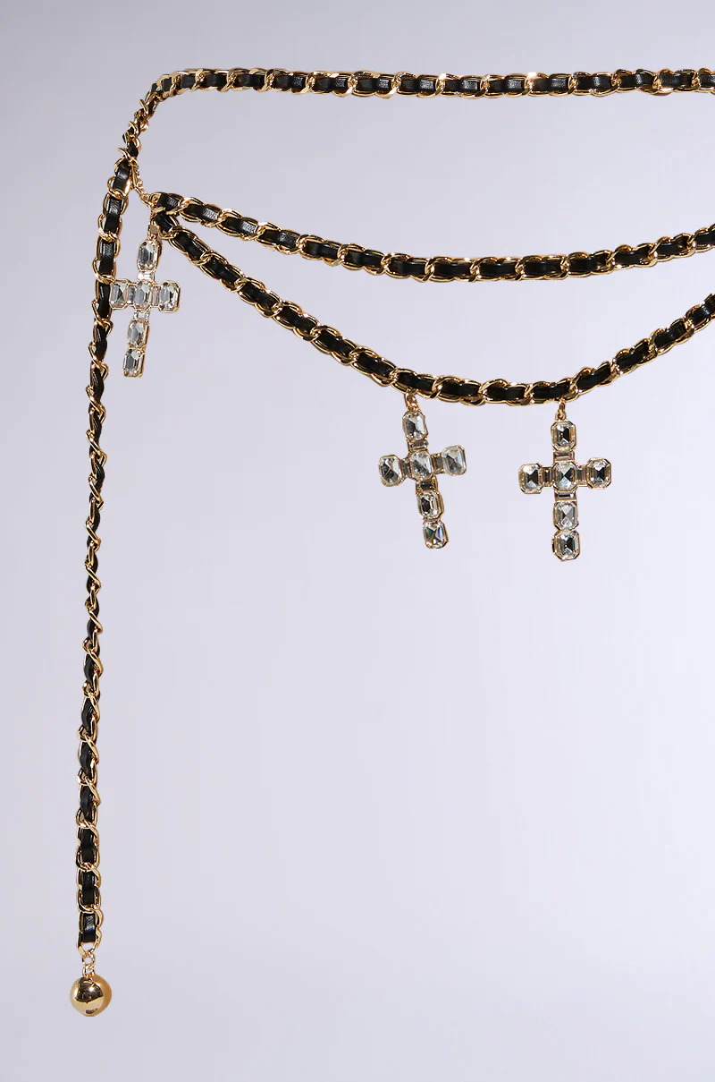 CROSS MY HEART CHAIN BELT - Image 4