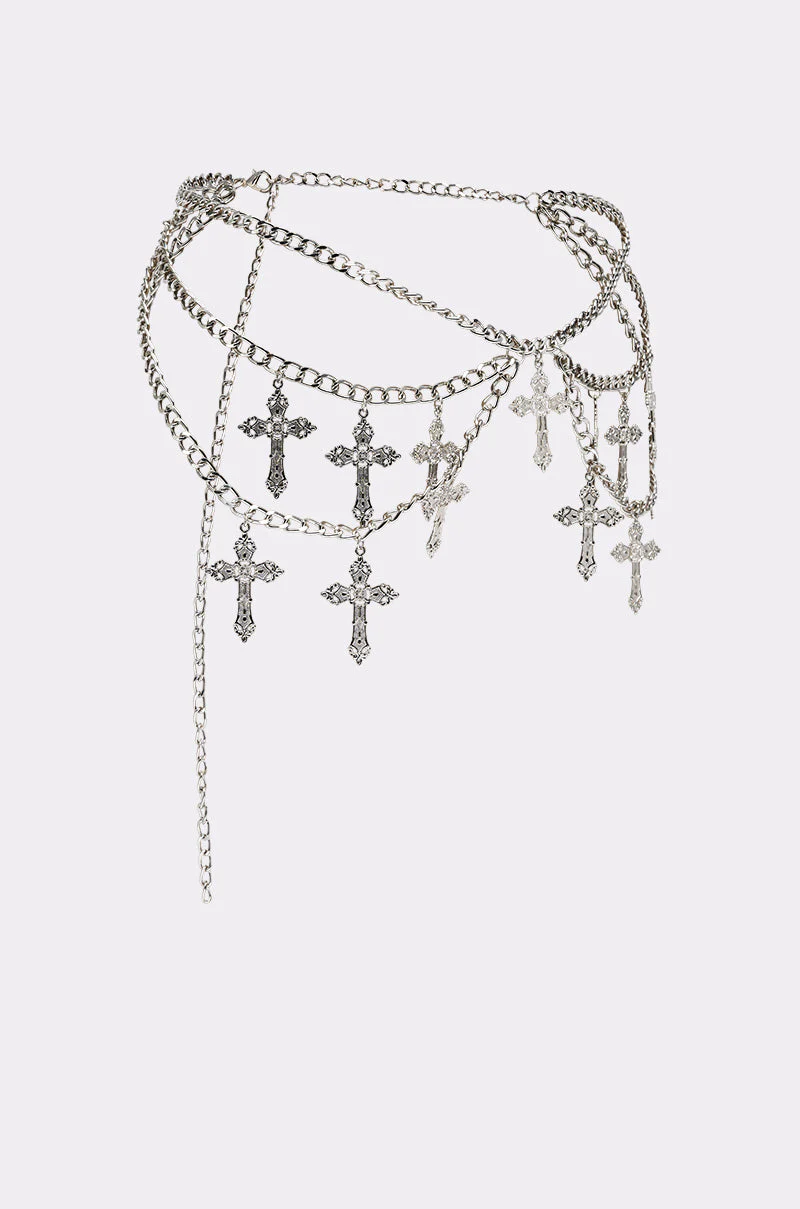 CROSS MY HEART CHAIN BELT - Image 3