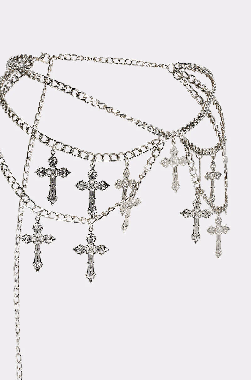 CROSS MY HEART CHAIN BELT - Image 4