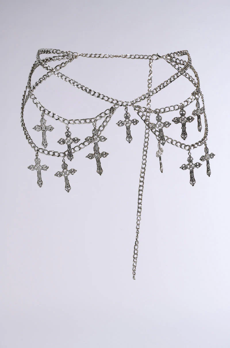 CROSS MY HEART CHAIN BELT - Image 6