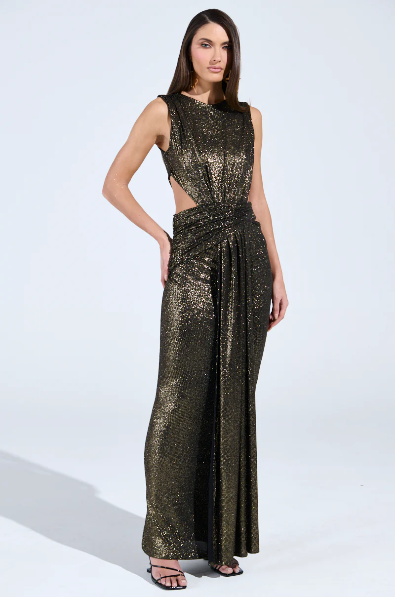 CROSS MY HEART MAXI DRESS WITH CUTOUT - Image 2