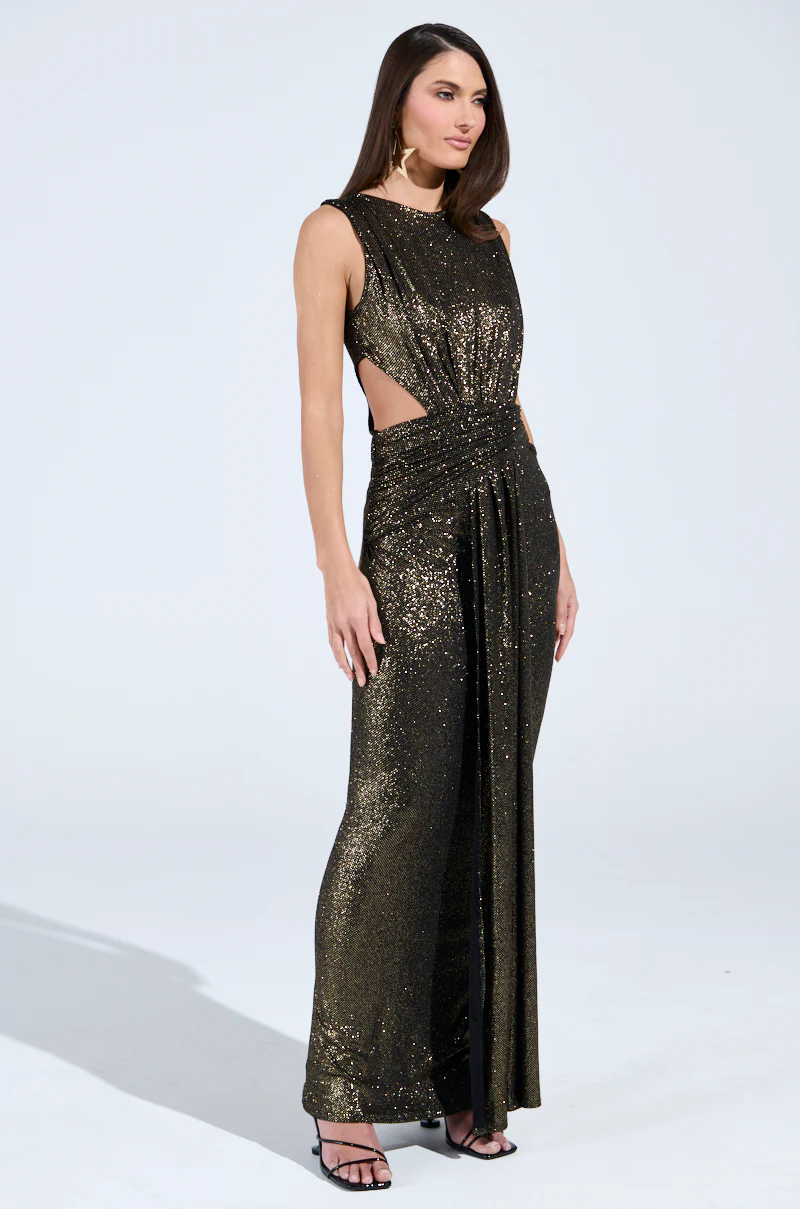 CROSS MY HEART MAXI DRESS WITH CUTOUT - Image 3