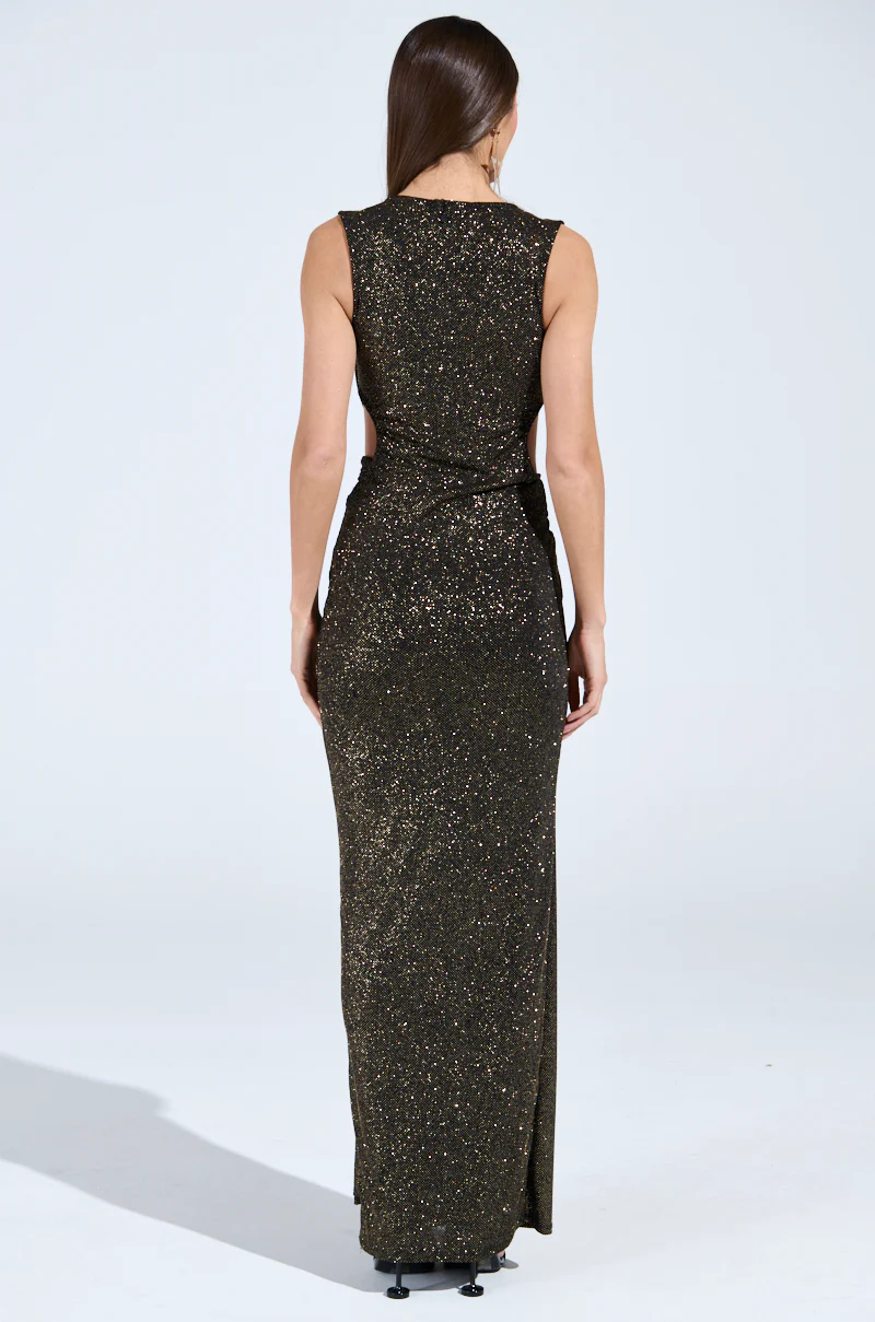 CROSS MY HEART MAXI DRESS WITH CUTOUT - Image 5