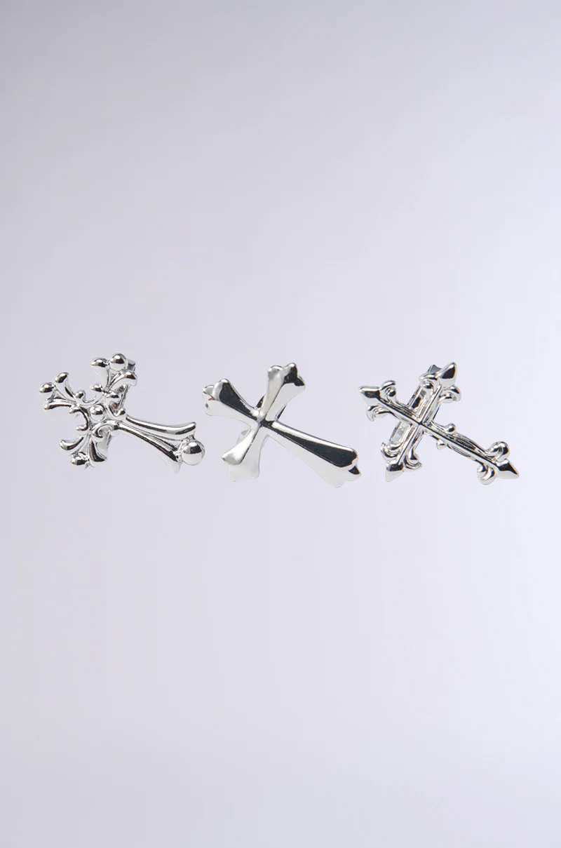 CROSS MY HEART RING SET