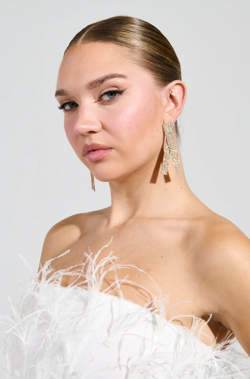 CROSS OUT BLING EARRING - Image 2