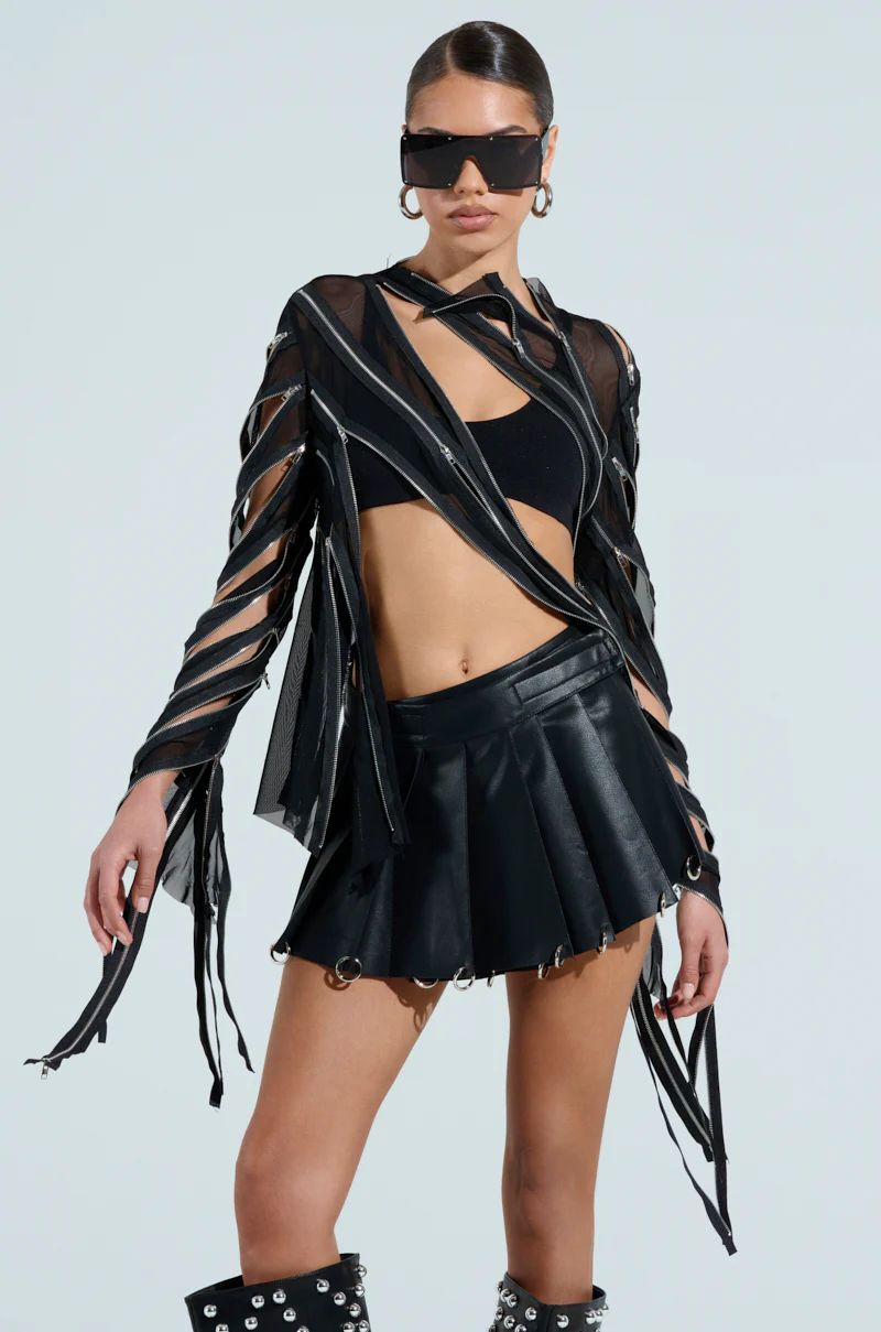 CROSS ZIP MESH TOP - Image 3