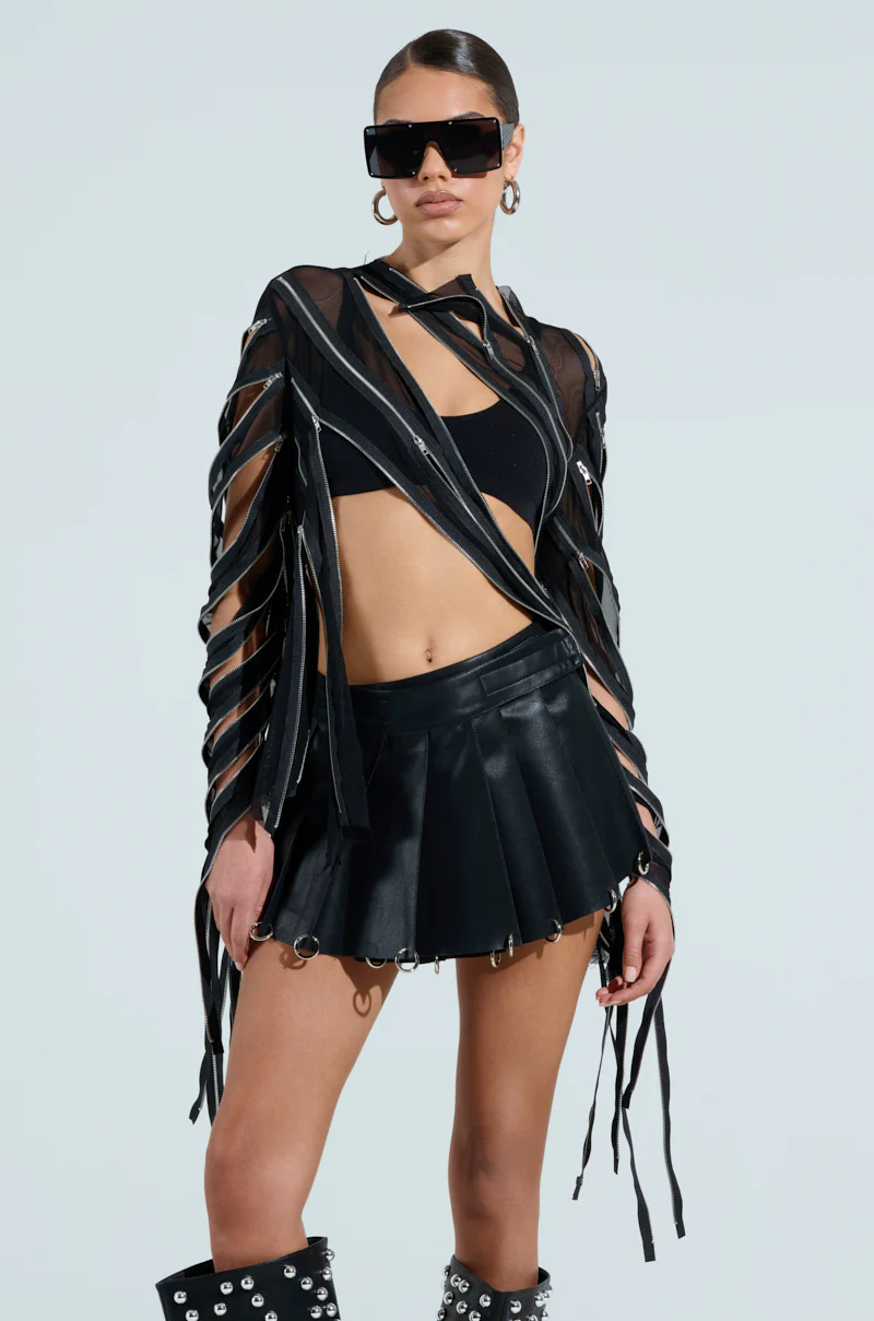 CROSS ZIP MESH TOP - Image 5