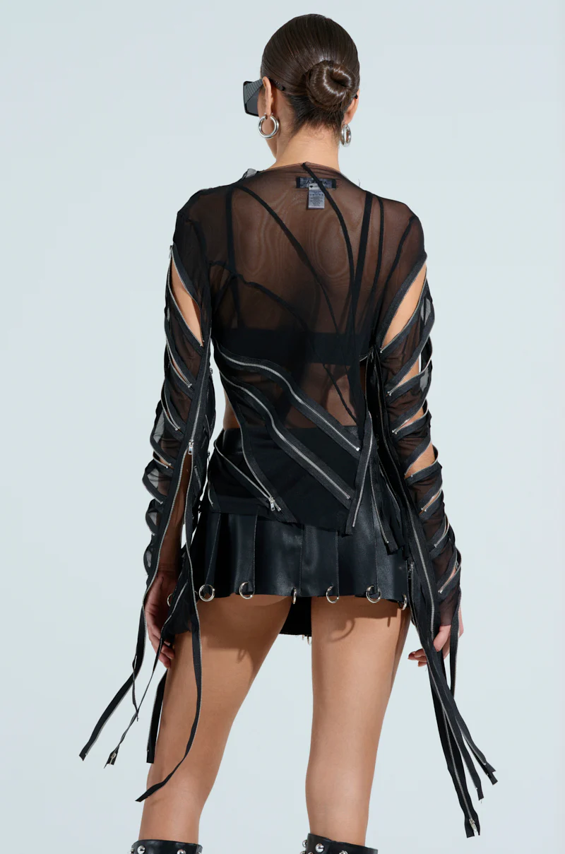 CROSS ZIP MESH TOP - Image 9