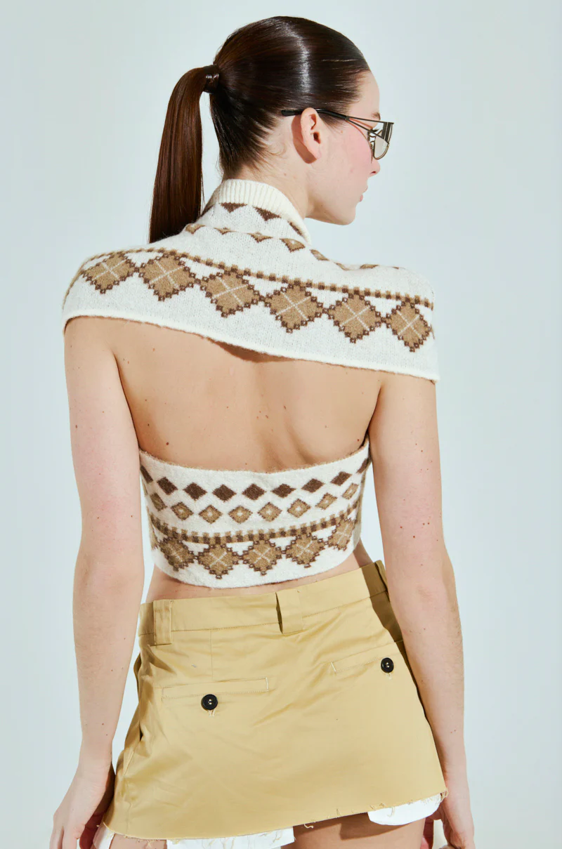 CROSSED KNITTED SWEATER - Image 5