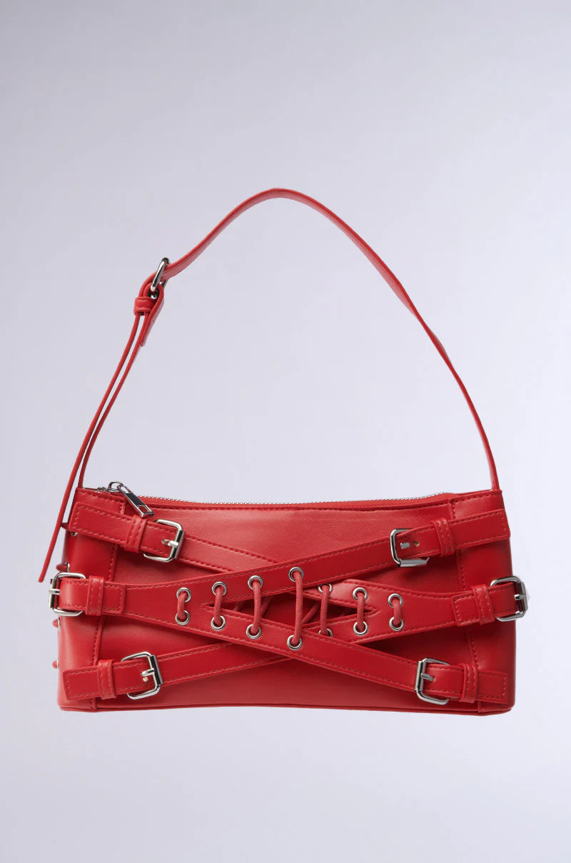 CROSSED OUT SHOULDER PURSE - Image 4