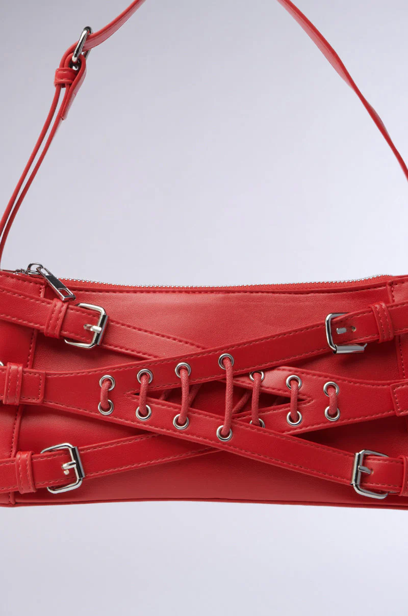 CROSSED OUT SHOULDER PURSE - Image 6