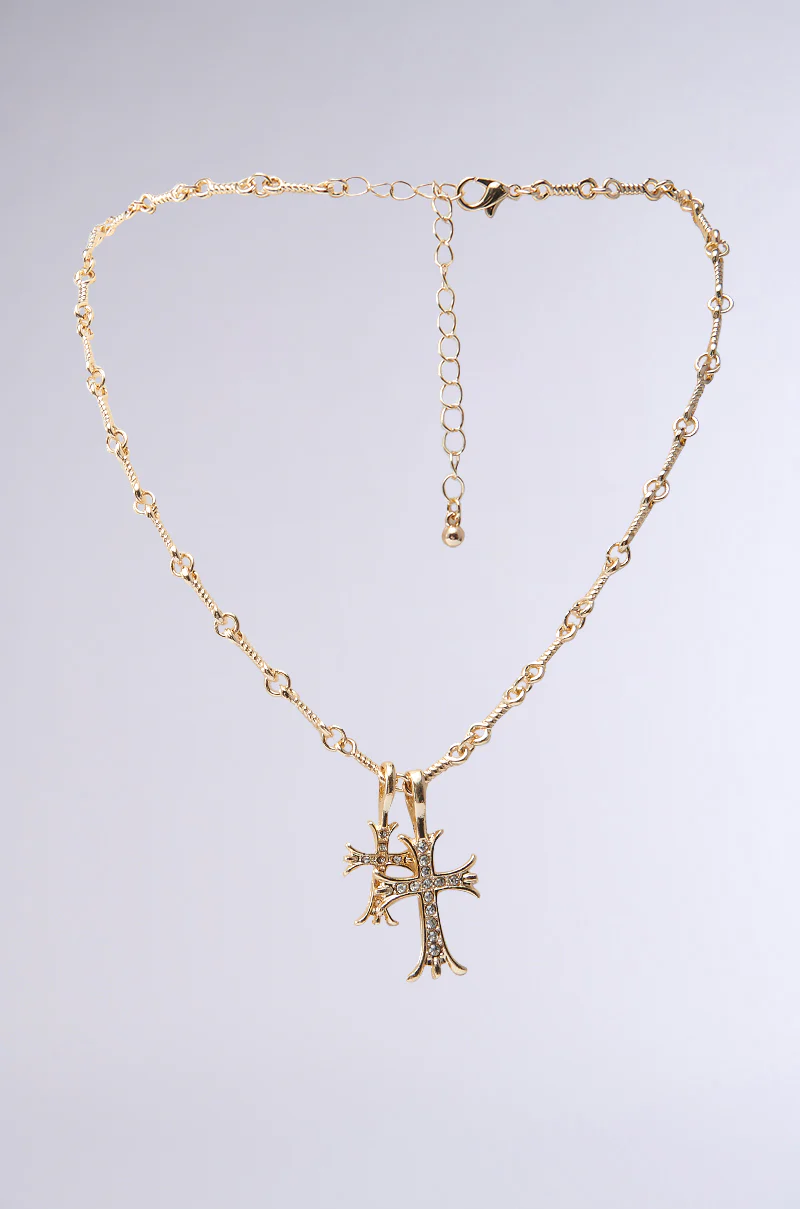 CROSSES NECKLACE