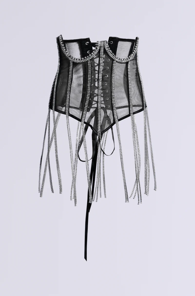 CRYSTALIZING BLING UNDERBUST BELT - Image 4