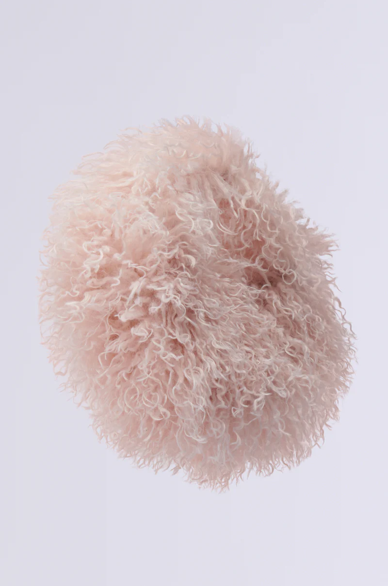 CURLY Q FAUX FUR PURSE - Image 3