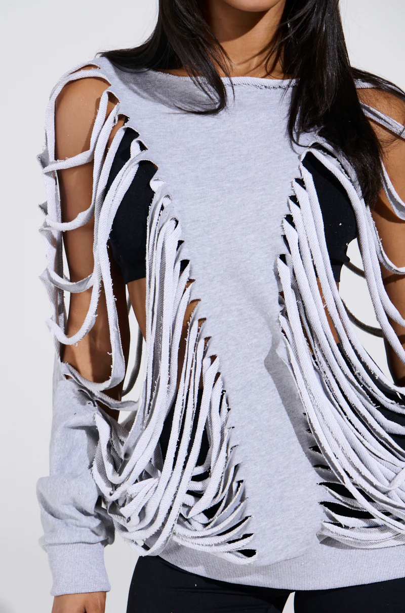 CUT HIM OFF FRENCH TERRY SWEATSHIRT - Image 8