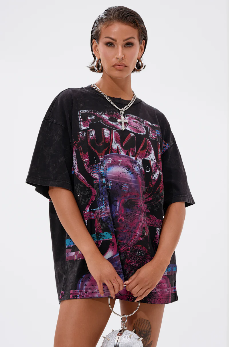 FIRST ROW CYBERTRONICS OVERSIZED GRAPHIC TEE - Image 2