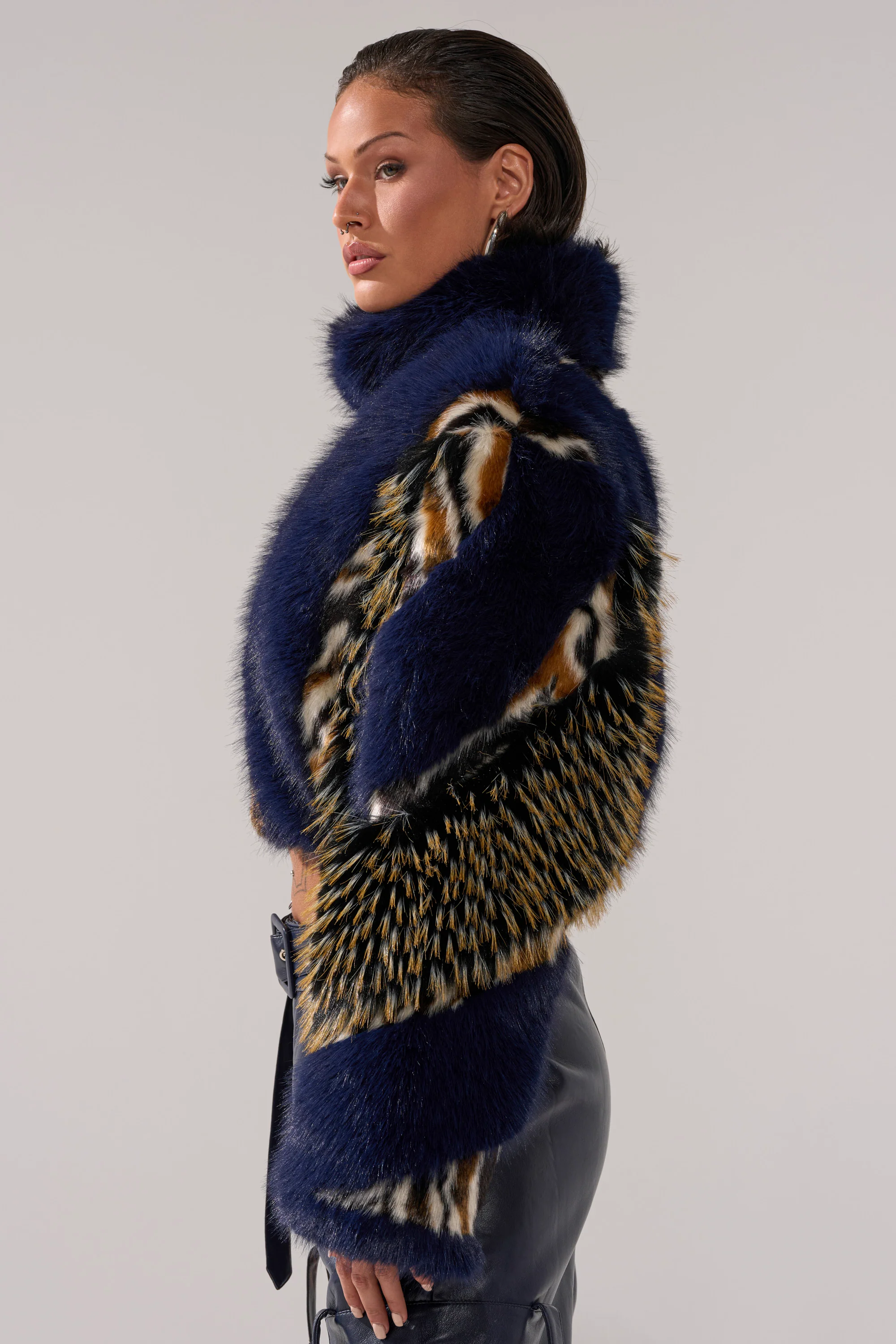 CYCLONE PATCHWORK FAUX FUR - Image 5