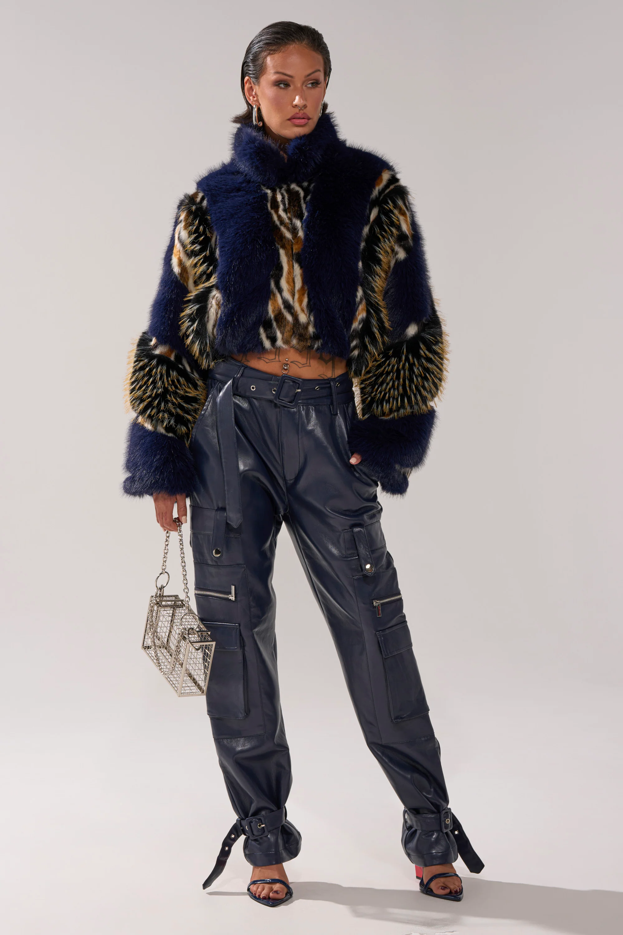 CYCLONE PATCHWORK FAUX FUR - Image 8