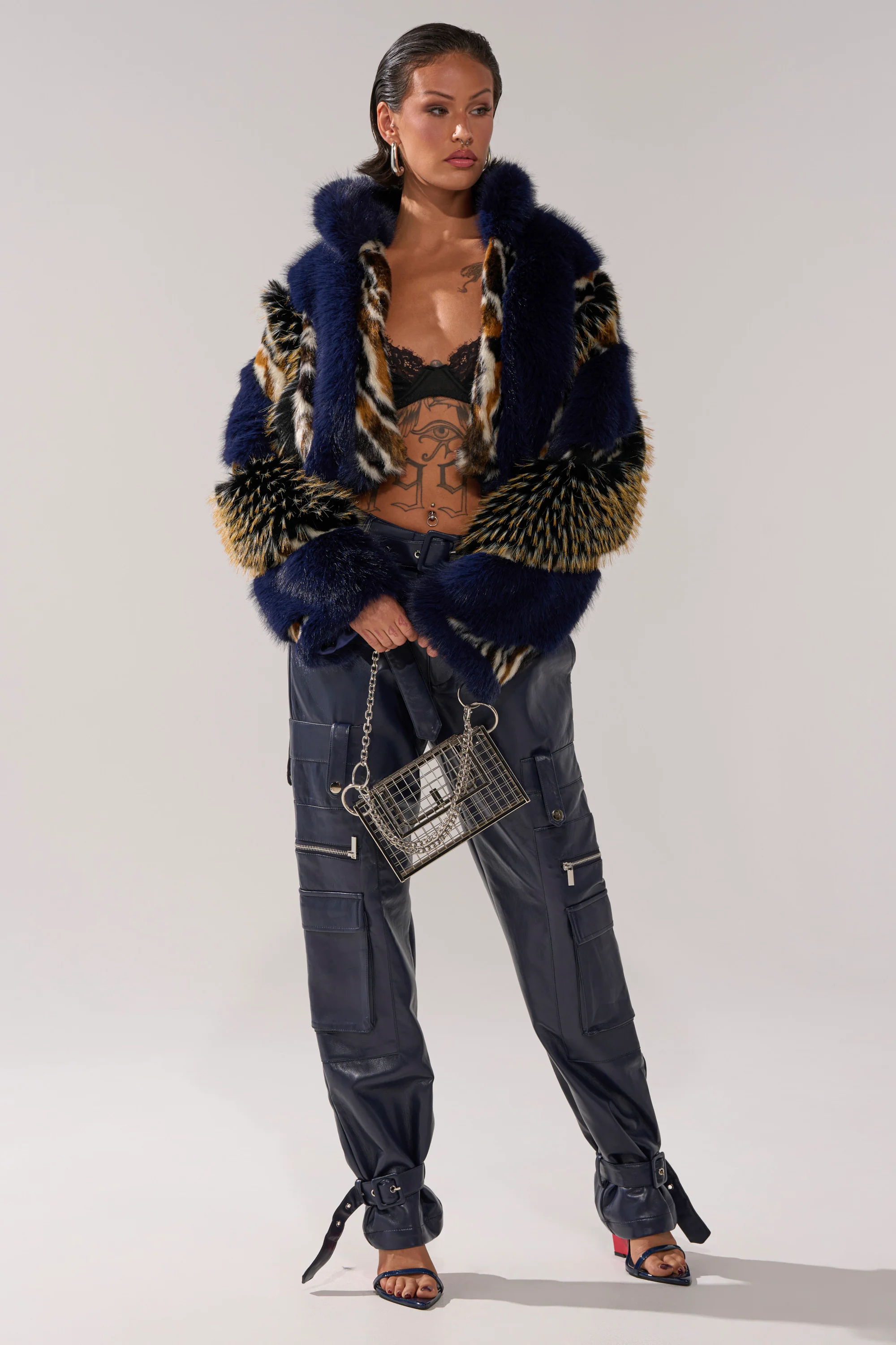 CYCLONE PATCHWORK FAUX FUR - Image 9