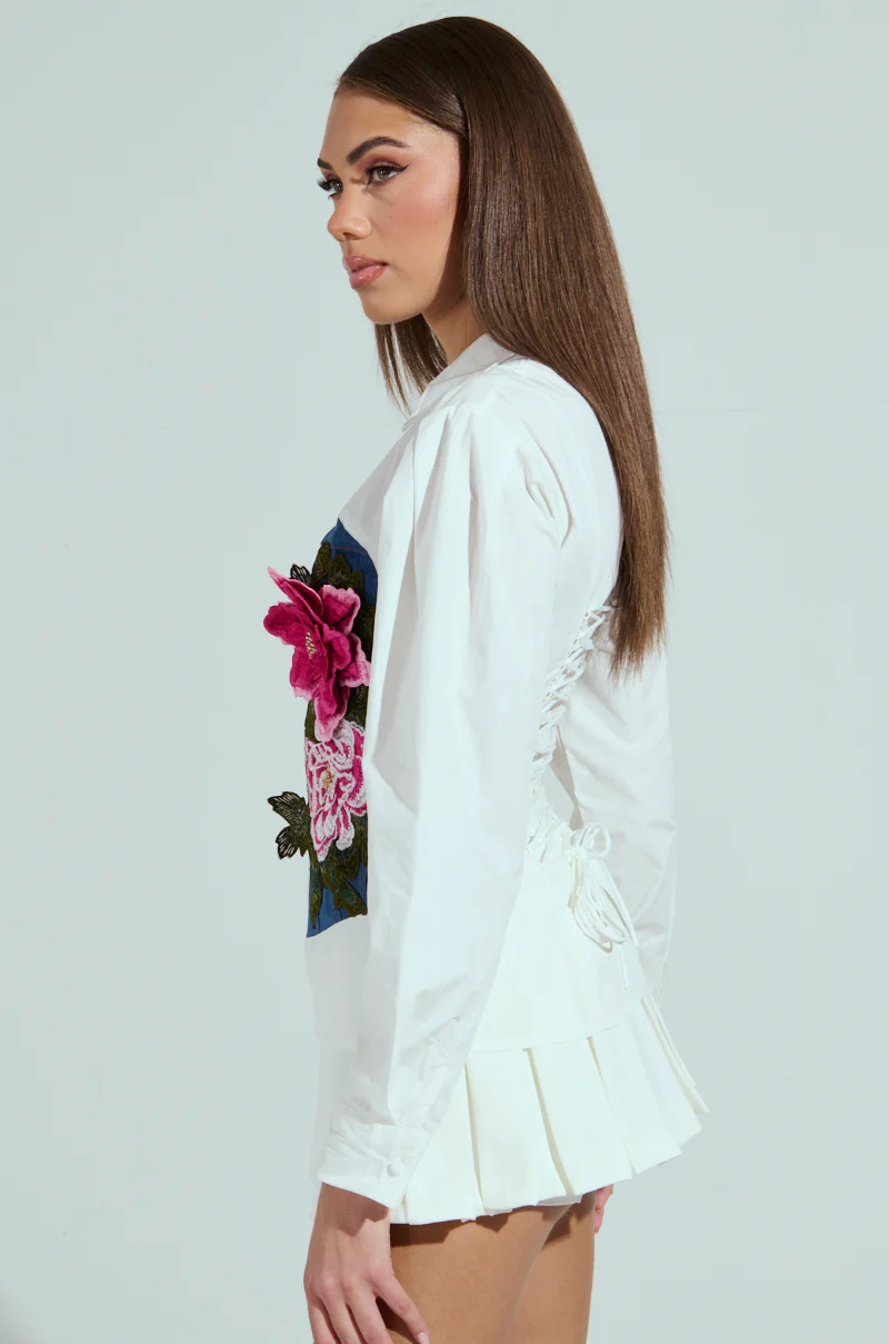 DAISY ZIPPER TOP - Image 4