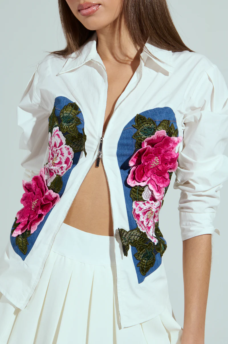 DAISY ZIPPER TOP - Image 8