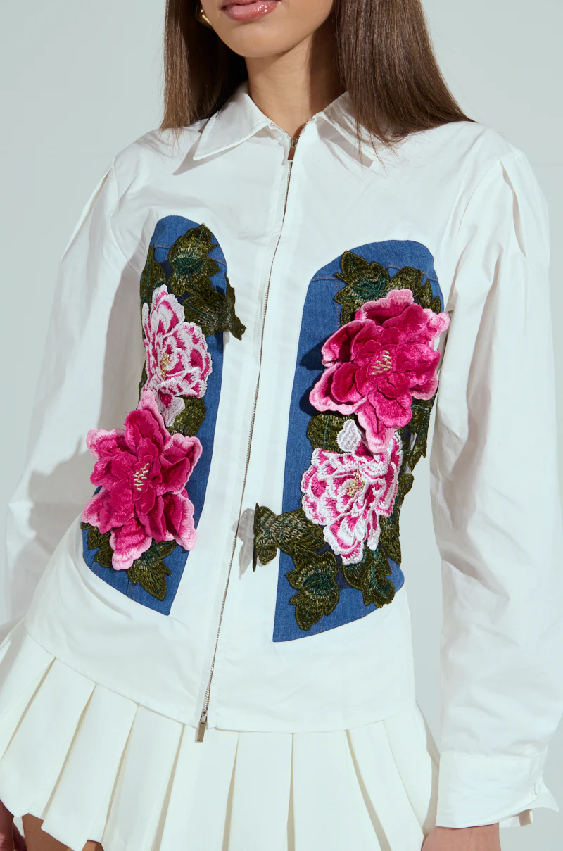 DAISY ZIPPER TOP - Image 9