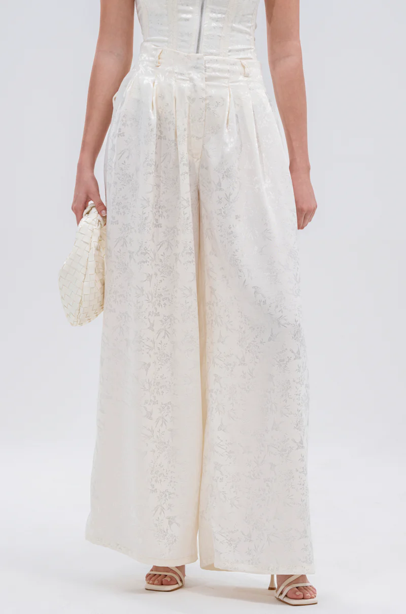 DAISY DOVE JACQUARD TROUSER - Image 2