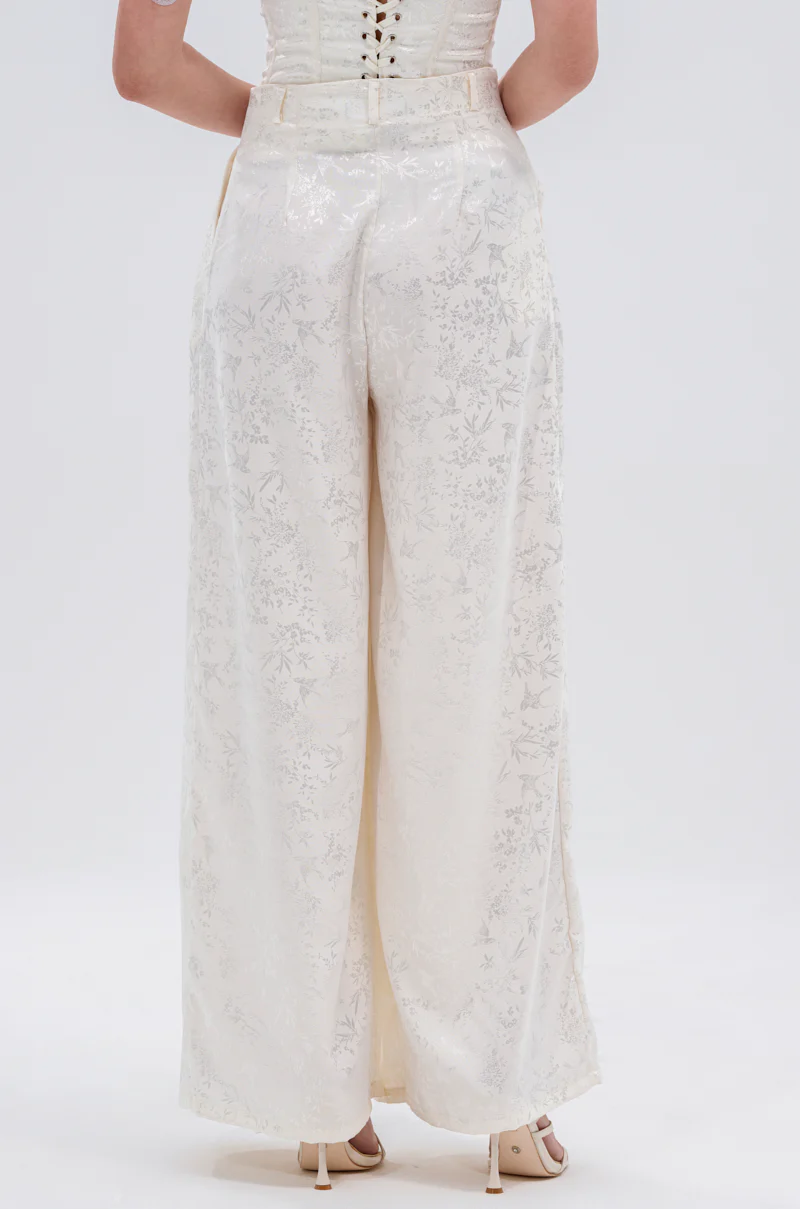 DAISY DOVE JACQUARD TROUSER - Image 4