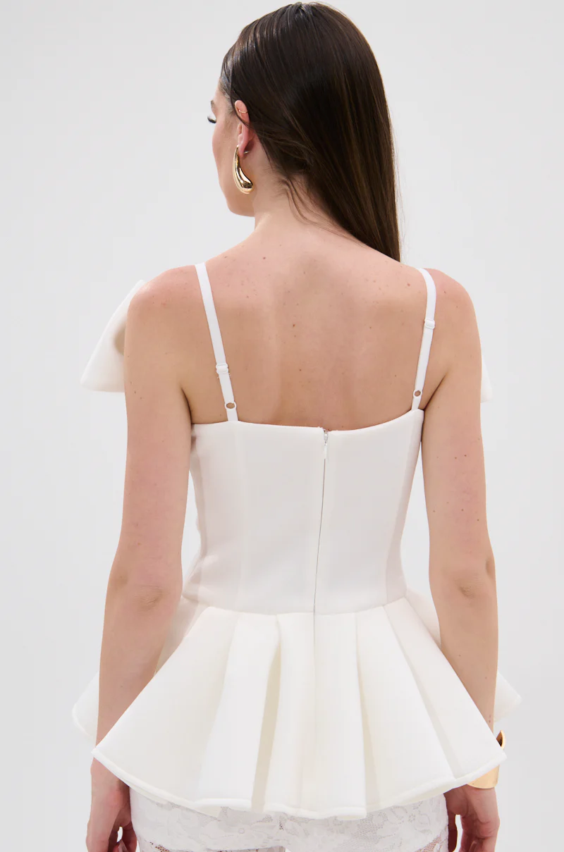 DANCE AROUND SLEEVELESS PEPLUM CORSET - Image 4