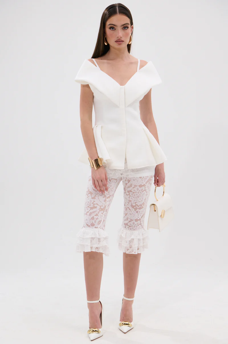 DANCE AROUND SLEEVELESS PEPLUM CORSET - Image 7