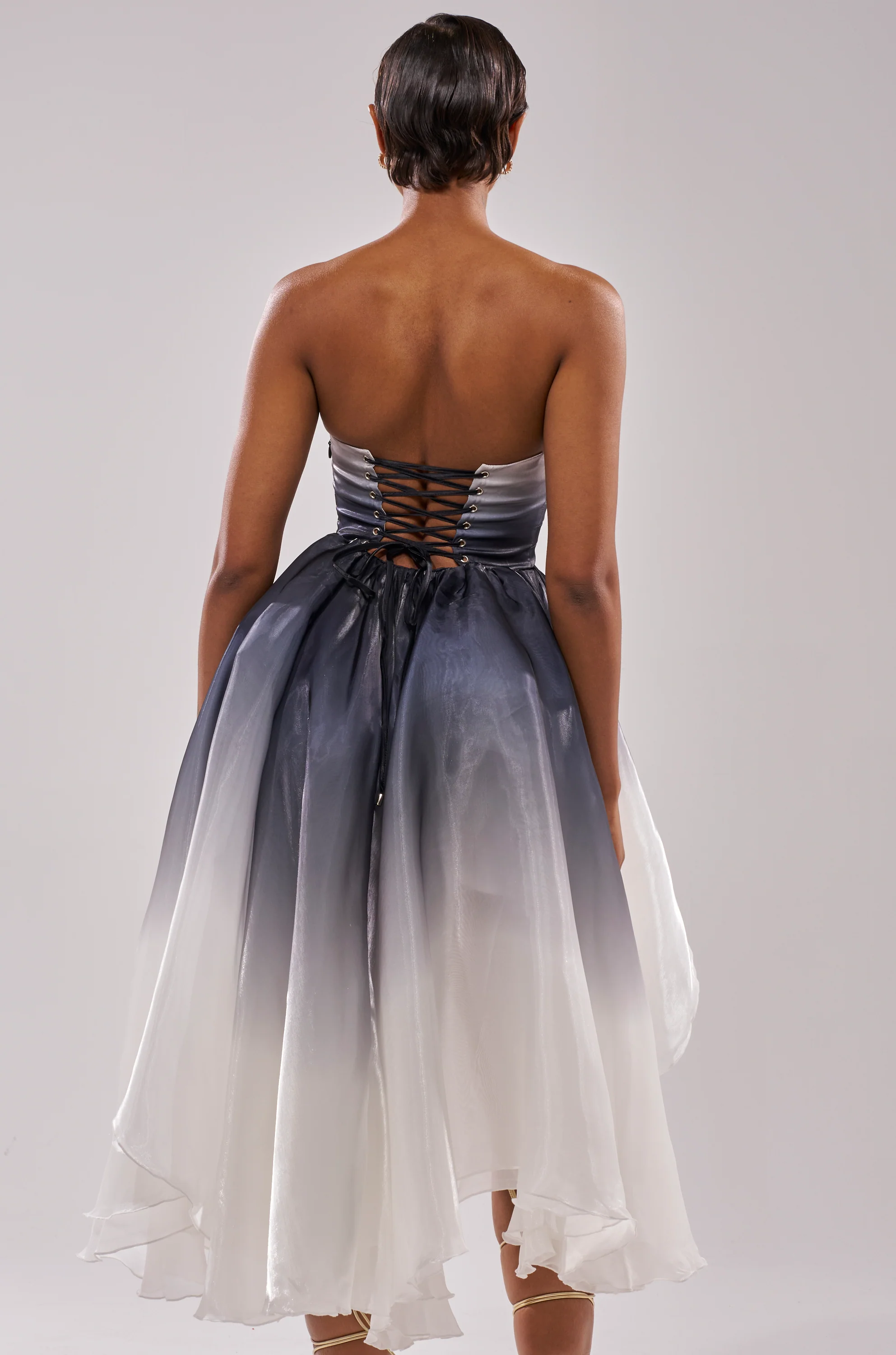 DANCE WITH ME HIGH LOW OMBRE DRESS - Image 4