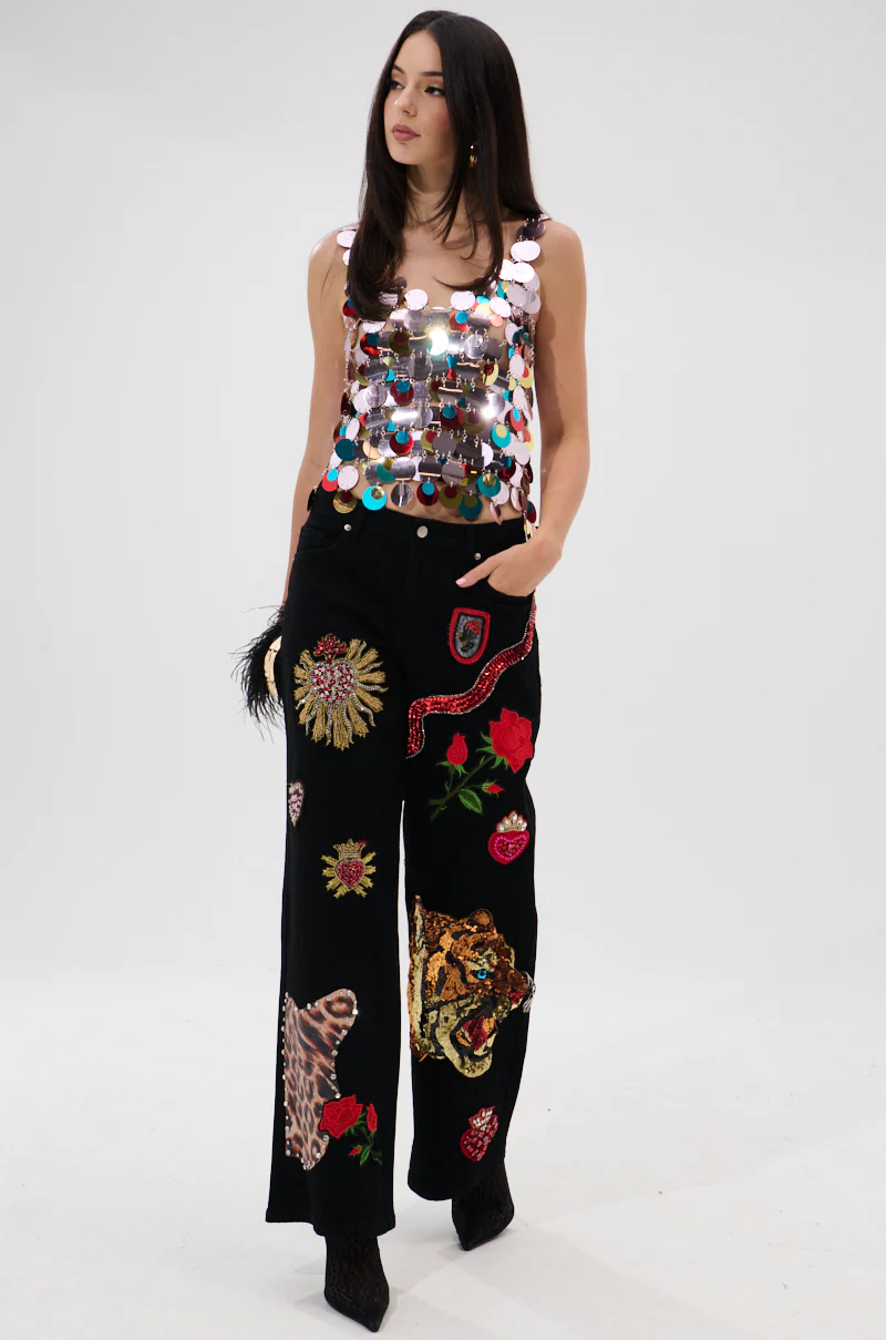 DANCING QUEEN EMBELLISHED TOP - Image 7