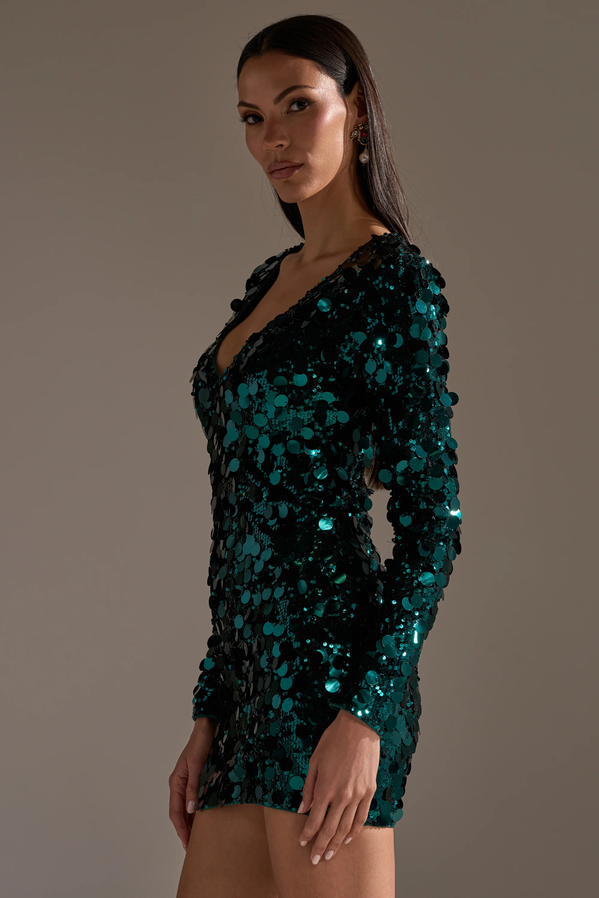DANCING QUEEN SEQUIN MINI DRESS - Image 3