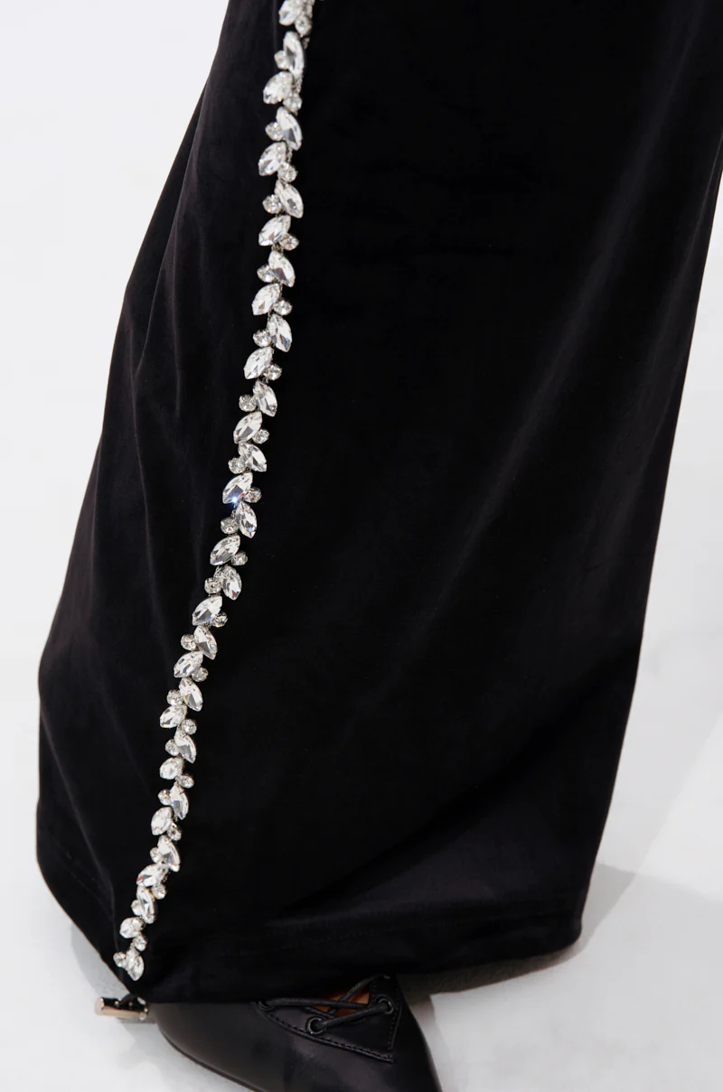 DARA RHINESTONE WIDE LEG SWEATPANT - Image 9