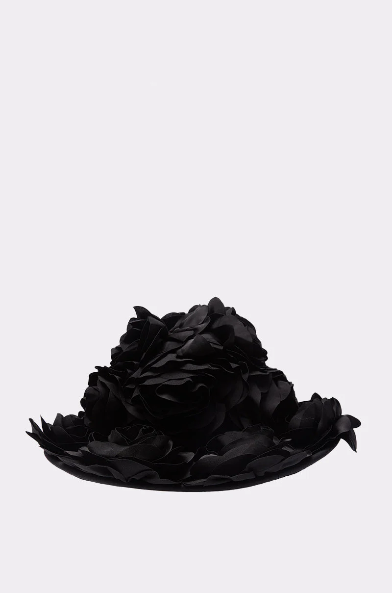 DARK ROSE FLORAL COWBOY HAT - Image 4