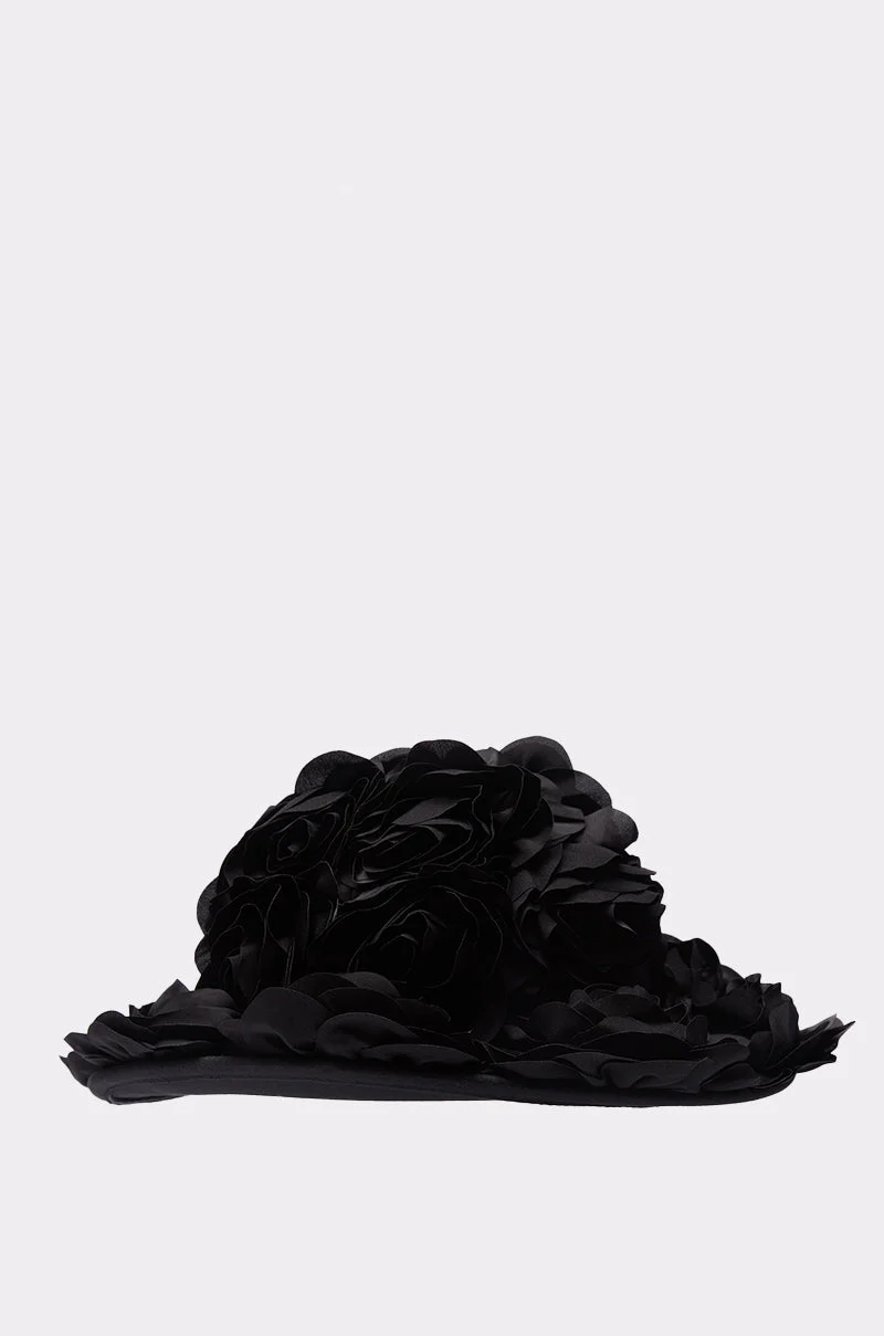DARK ROSE FLORAL COWBOY HAT - Image 5