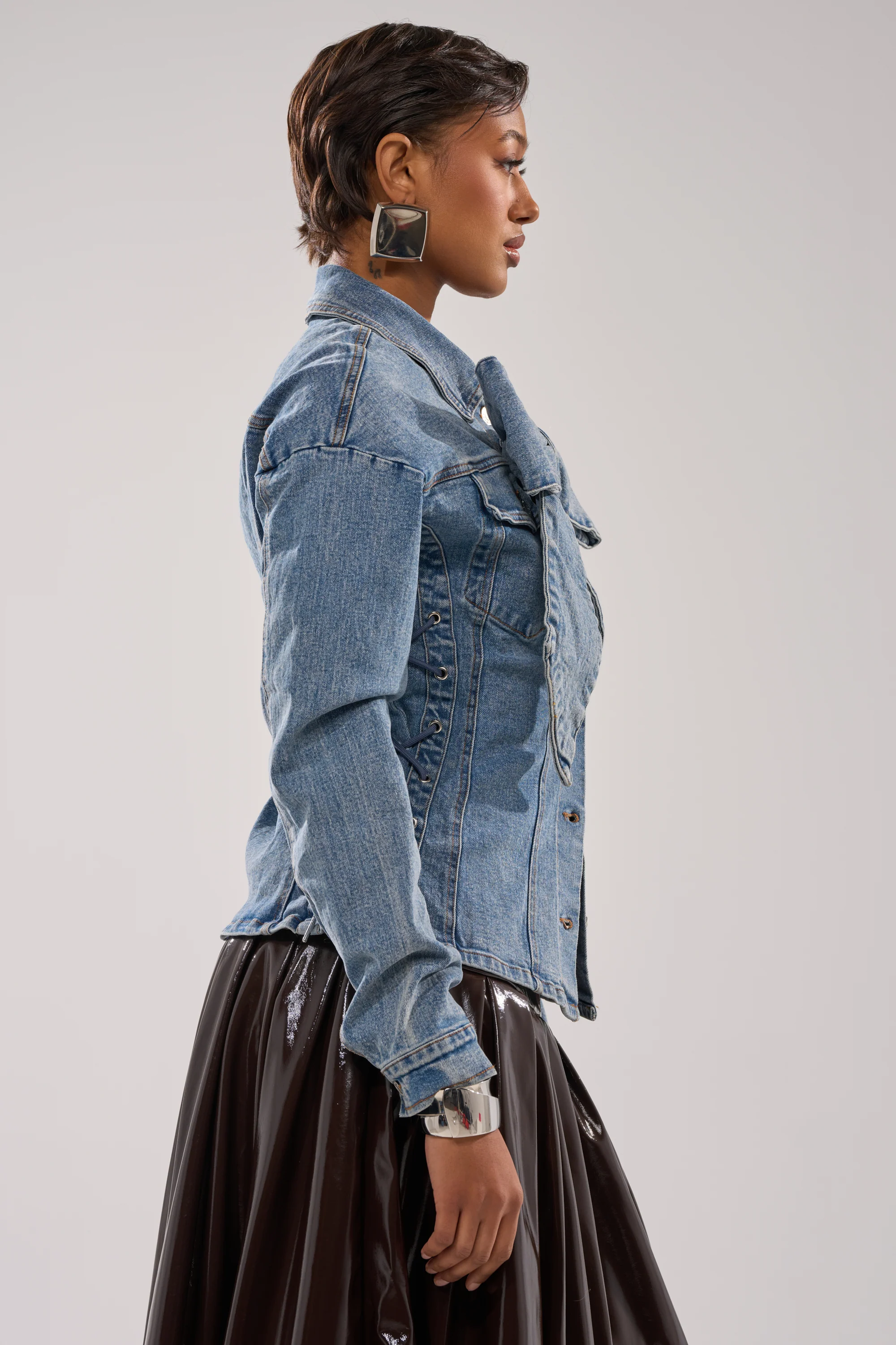 DAY BREAK BUTTON DOWN BLOUSE - Image 3