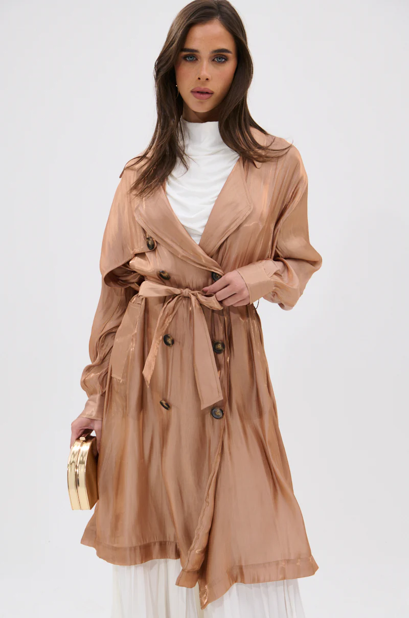 DAY TO NIGHT ORGANZA TRENCH - Image 3