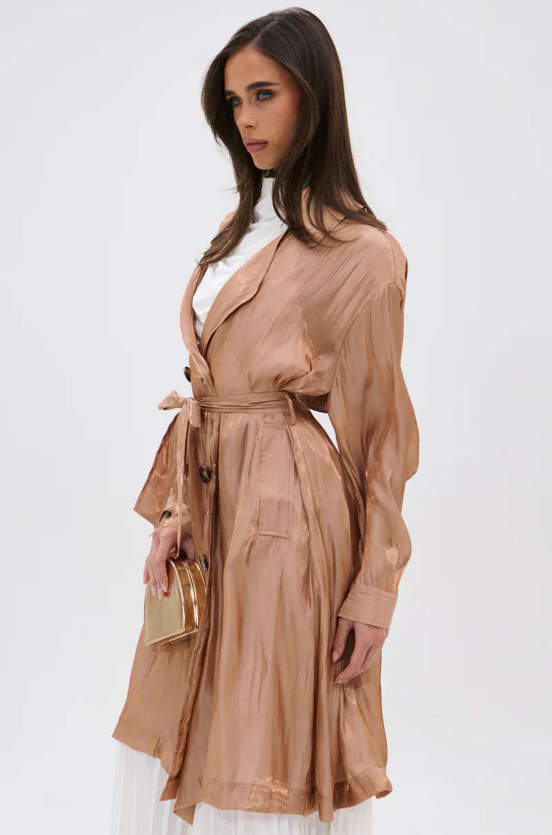 DAY TO NIGHT ORGANZA TRENCH - Image 5