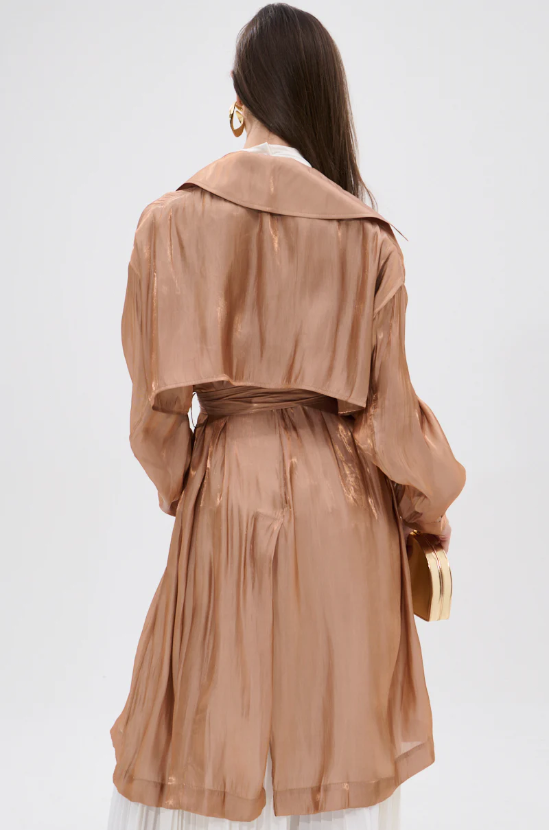 DAY TO NIGHT ORGANZA TRENCH - Image 6
