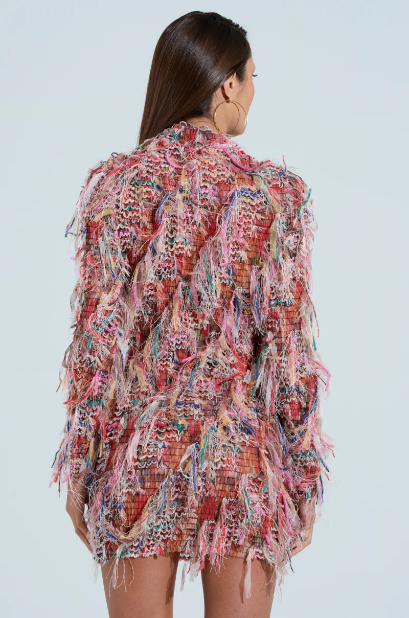 DAYDREAMING FRINGE MINI DRESS - Image 5